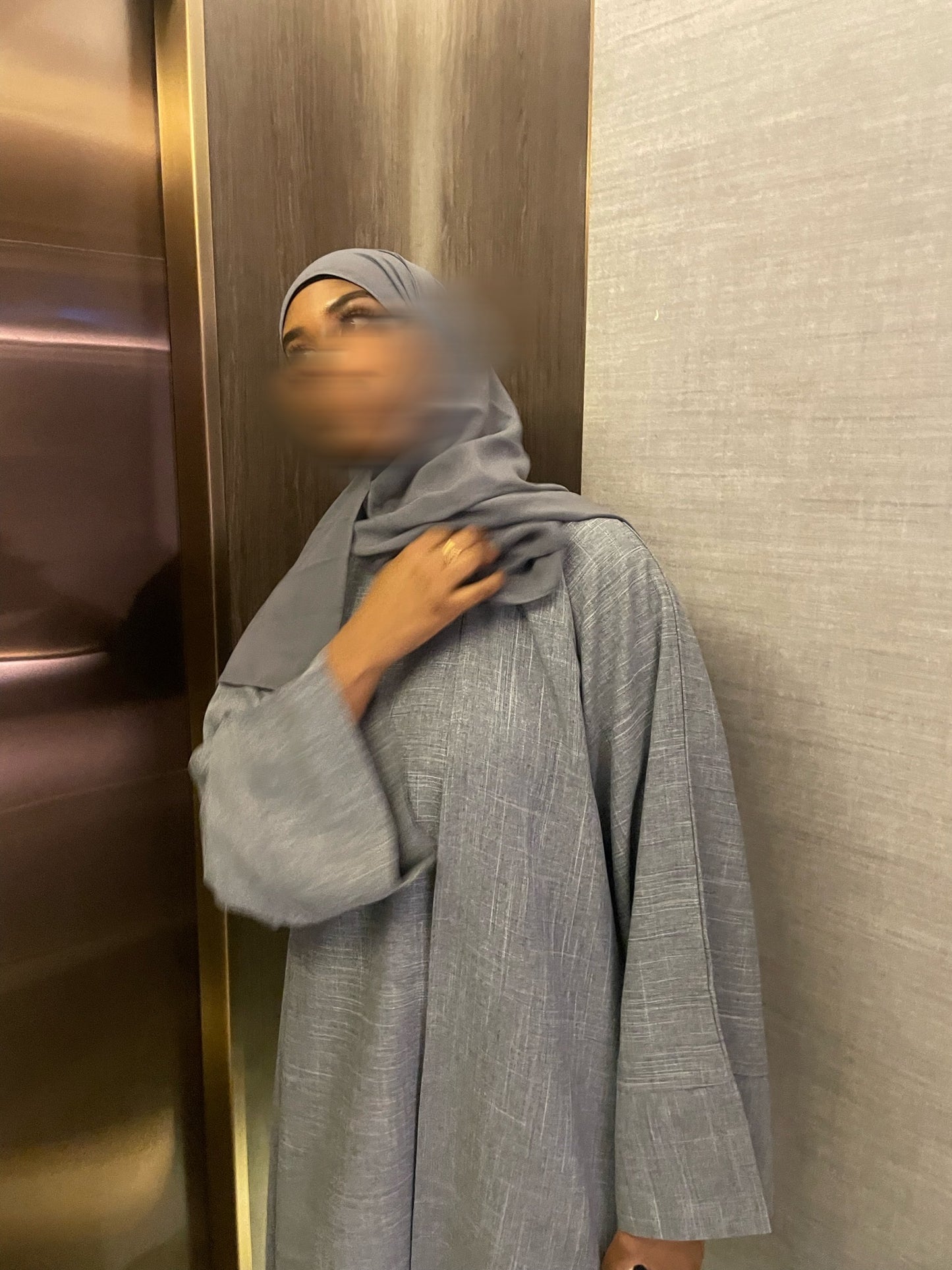 The Linen Look Abaya