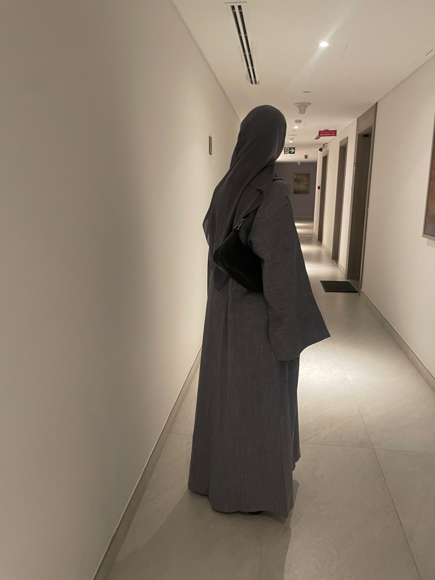 The Linen Look Abaya