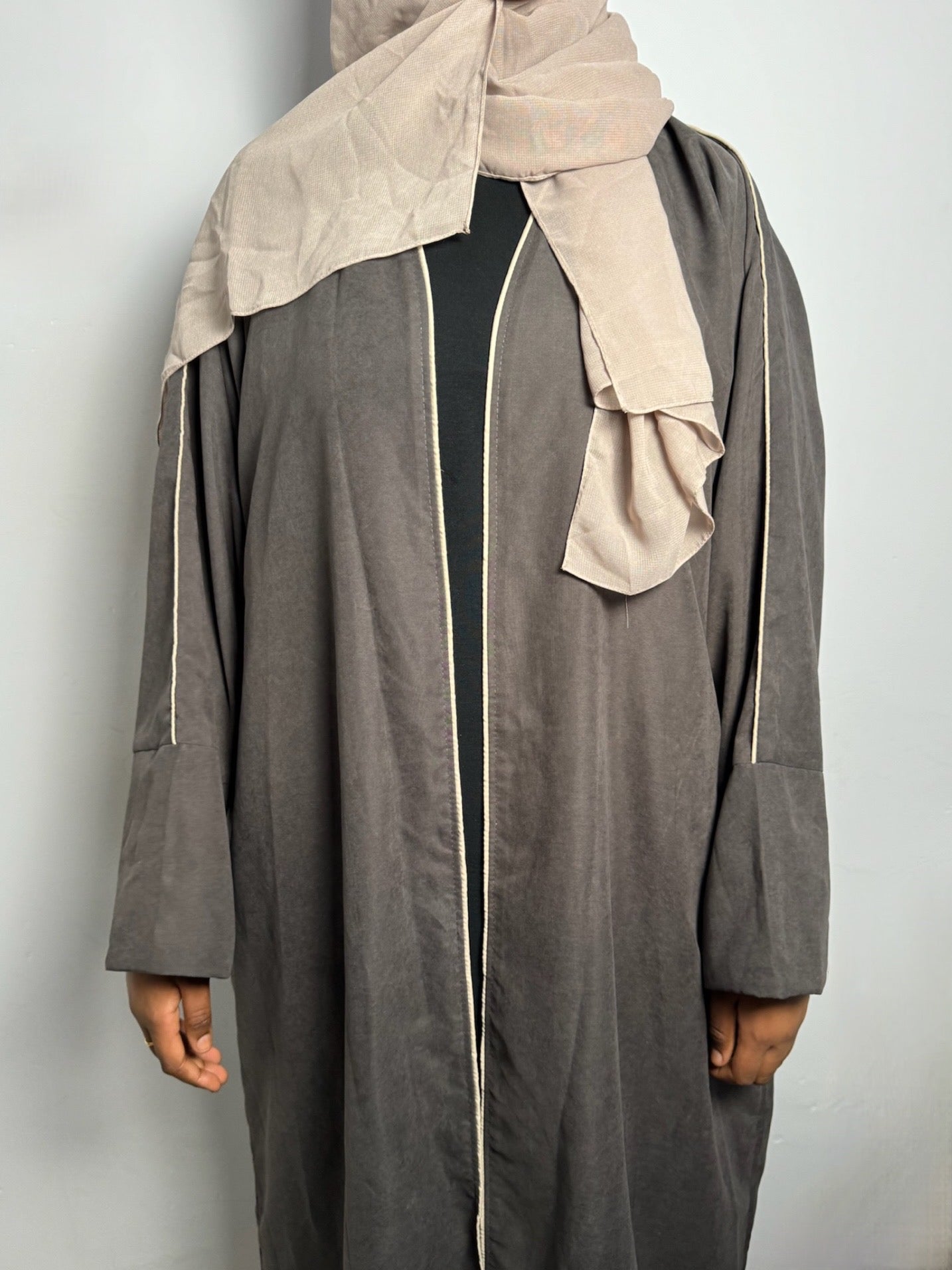 The Brown Suede Abaya