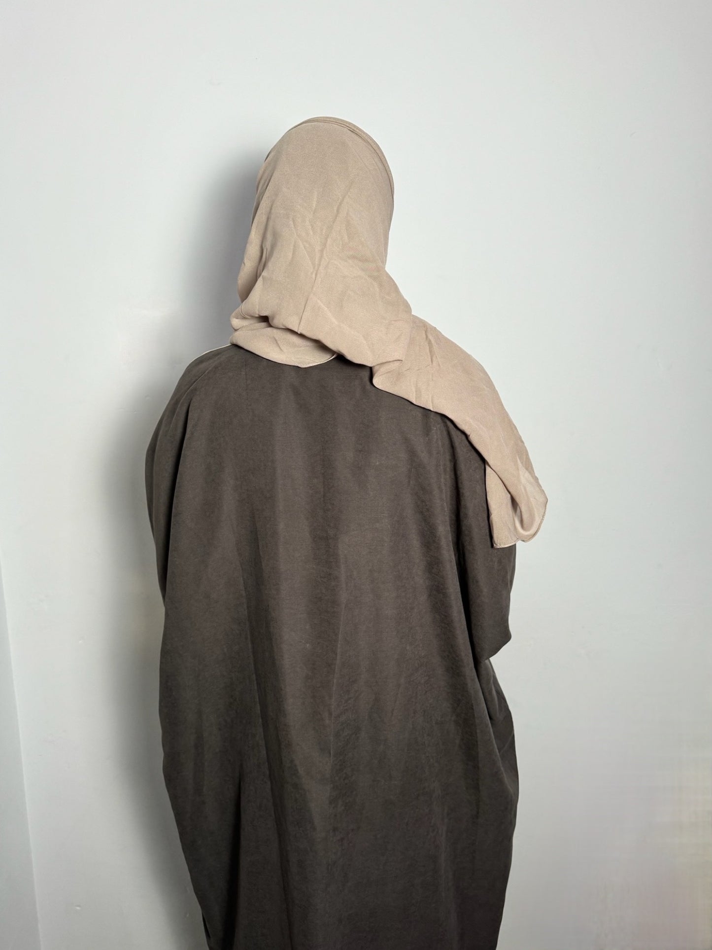 The Brown Suede Abaya